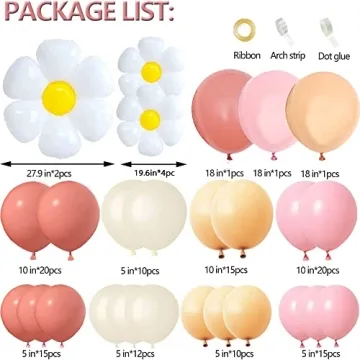 DUILE Boho Daisy Garland Kit for Elegant Celebrations