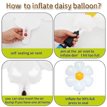 DUILE Boho Daisy Garland Kit for Elegant Celebrations