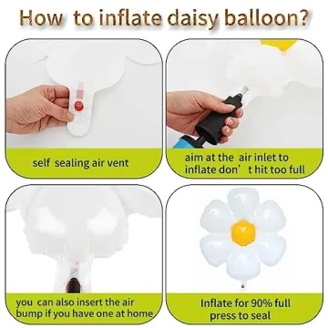 DUILE Boho Daisy Garland Kit for Elegant Celebrations