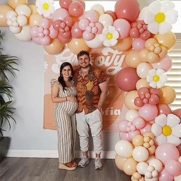 DUILE Boho Daisy Garland Kit for Elegant Celebrations