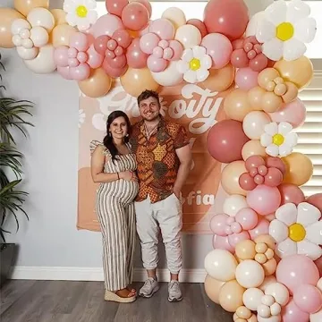 DUILE Boho Daisy Garland Kit for Elegant Celebrations