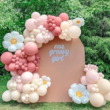 DUILE Boho Daisy Garland Kit for Elegant Celebrations
