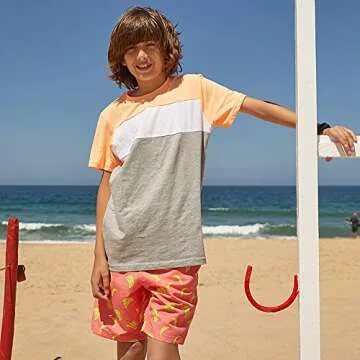 MaaMgic Boys Swim Trunks Toddler Swim Shorts for Beach Fun