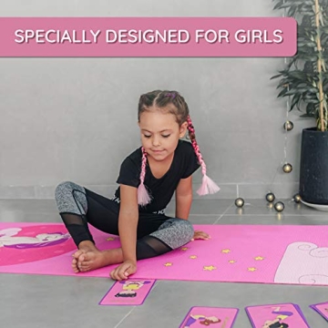 Kids Fun Unicorn Yoga Mat Set - Chemical Free & Non-Slip