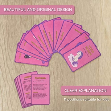 Kids Fun Unicorn Yoga Mat Set - Chemical Free & Non-Slip