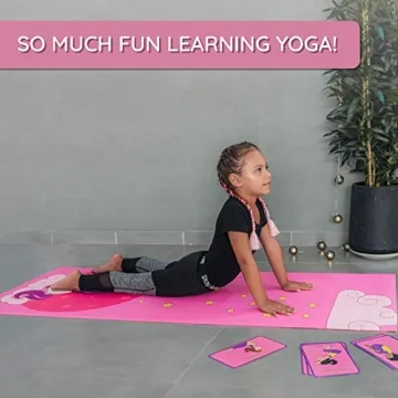 Kids Fun Unicorn Yoga Mat Set - Chemical Free & Non-Slip