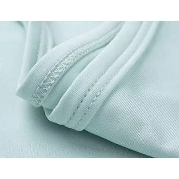 LURANEE Crop Top Workout Shirts for Women in Blue