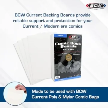 BCW Comic Book Backing Boards for Storage & Organization