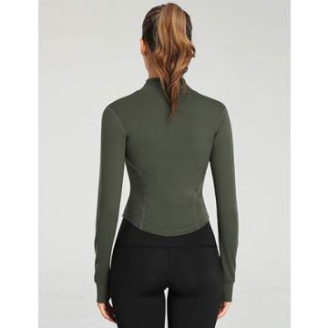 Lightweight Gihuo Women's Athletic Full Zip Jacket