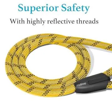 iYoShop Reflective Dog Leash for Training and Comfort