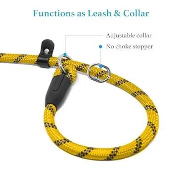 iYoShop Reflective Dog Leash for Training and Comfort