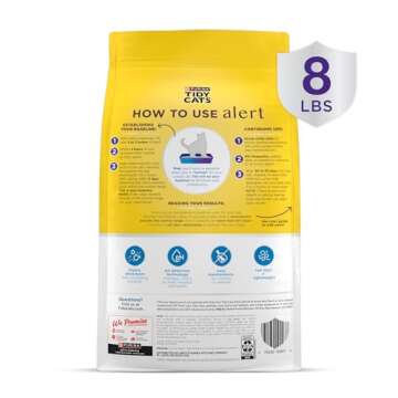 Purina Tidy Cats Tidy Care Alert Cat Health Monitoring Non Clumping Cat Litter with Silica Crystals - 8 lb. Bag