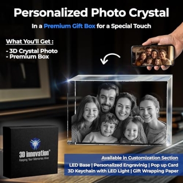 3D Crystal Photo Personalized Gifts for Every Occasion