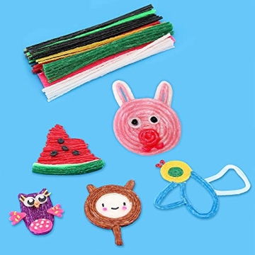Creative 500pcs Wiky Sticks for Kids' Art Projects