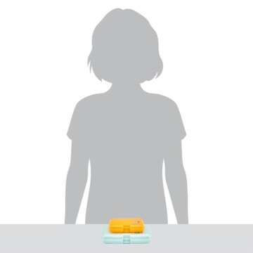 Claire's Exclusive - Caboodles Makeup Compact Case, Duo Travel Cosmetic Purse and Bag Organizer, 2 Hard Cases - (Case 1, 6"x4"x1") (Case 2, 4"x3"x1") 2-Pack Blush Pink