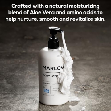 MARLOWE. No. 002 Moisturizing Body Lotion Men Hydrating Aloe Vera