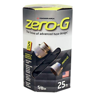 Zero-G 25' Lightweight Flexible Garden Hose Kink-Free