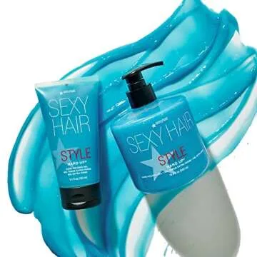 SexyHair Style Hard Up Hard Holding Gel, 16.9 Oz | Extreme Hold | Non-Flaking Formula | All Hair Types