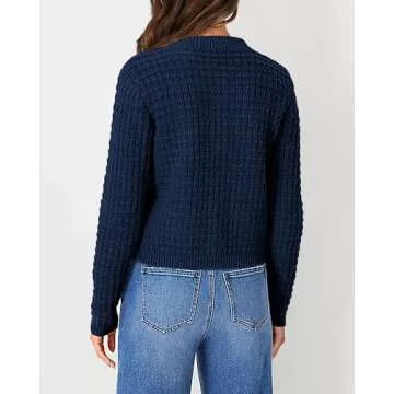 PRETTYGARDEN Women's Knit Cardigan Sweaters Casual Long Sleeve Open Front Button Down Trendy Jackets...