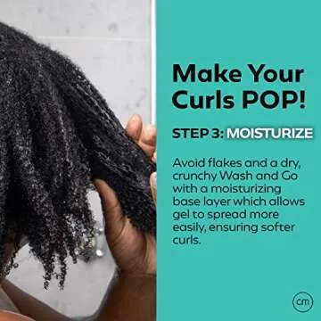 CurlMix Moisturizer for Curly Hair - Travel Size Sample 3.4 oz - Anti-Frizz Reduces Flyaways - Hydrating Mongongo Butter - Ultra Hold - Fragrance-Free