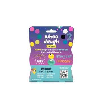 Chuckle & Roar - Whoa Dough Cosmic Colors - Tactile Kids Dough - Fun Arts and Crafts Time for Presch...