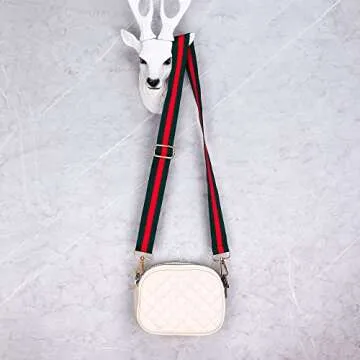 5Chaos Stripe Bee G Purse Strap for All Bags - Adjustable