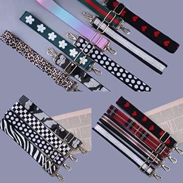 5Chaos Stripe Bee G Purse Strap for All Bags - Adjustable