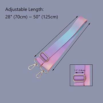 5Chaos Stripe Bee G Purse Strap for All Bags - Adjustable