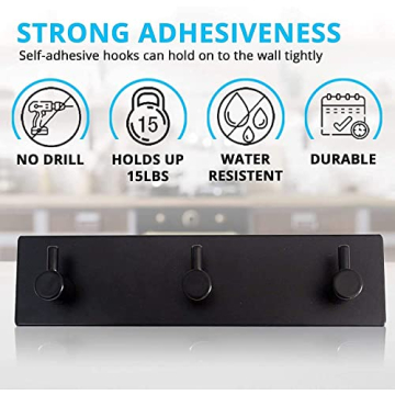 Durable Key Hooks: Stylish Wall Organizer for Home