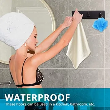 Durable Key Hooks: Stylish Wall Organizer for Home