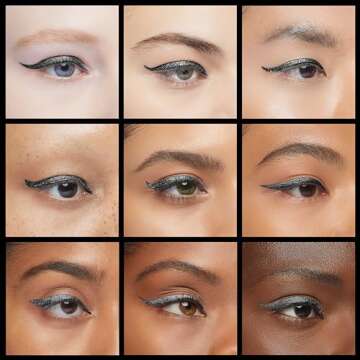 NYX PROFESSIONAL MAKEUP Epic Wear Metallic Liquid Liner, Long-Lasting Waterproof Eyeliner - Black Metal