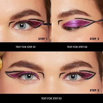 NYX PROFESSIONAL MAKEUP Epic Wear Metallic Liquid Liner, Long-Lasting Waterproof Eyeliner - Black Metal