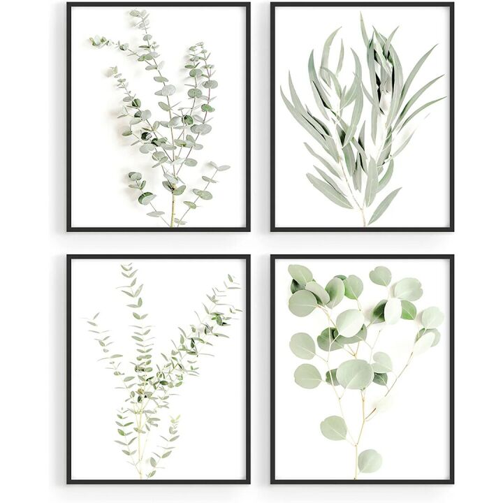 Botanical Plant Wall Art Prints - Set of 4