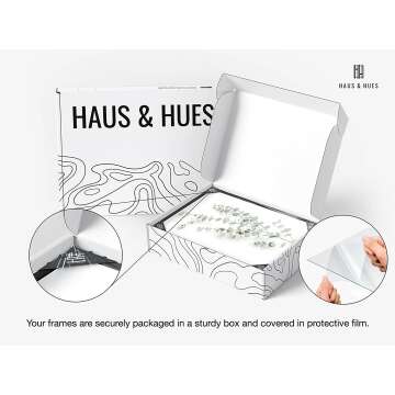 Botanical Plant Wall Art Prints - Set of 4