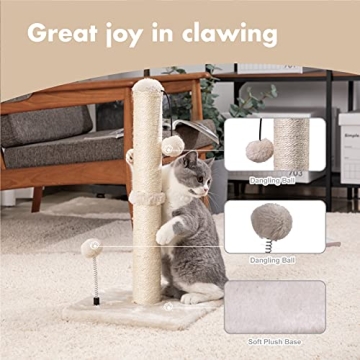 MECOOL Cat Scratching Post for Kittens | Stylish & Durable