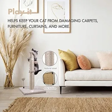 MECOOL Cat Scratching Post for Kittens | Stylish & Durable