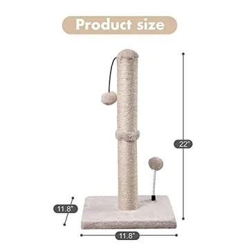MECOOL Cat Scratching Post for Kittens | Stylish & Durable