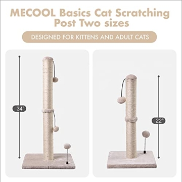 MECOOL Cat Scratching Post for Kittens | Stylish & Durable