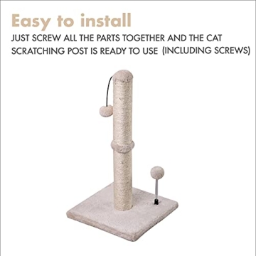 MECOOL Cat Scratching Post for Kittens | Stylish & Durable