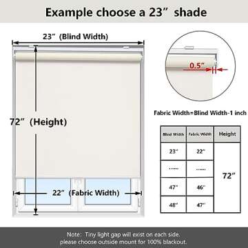 AOSKY Cordless Roller Shades: Superior Blackout Blinds with Energy Savings