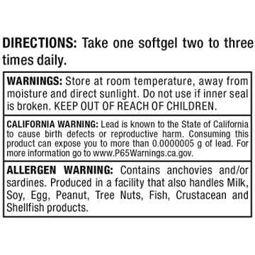 ALLMAX Nutrition Omega 3 Ultra-Pure Cold-Water Fish Oil Concentrate, 180 Count