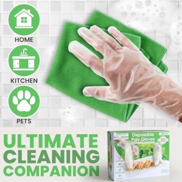 Keppi 600pcs Plastic Gloves - Food Safe and Versatile