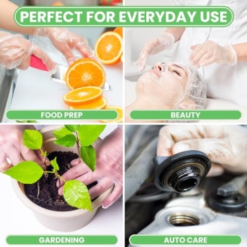 Keppi 600pcs Plastic Gloves - Food Safe and Versatile
