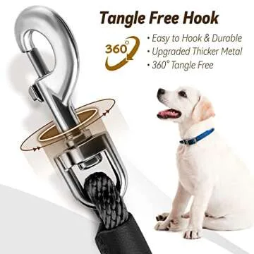 Lynxking Check Cord Dog Leash for Training and Tracking