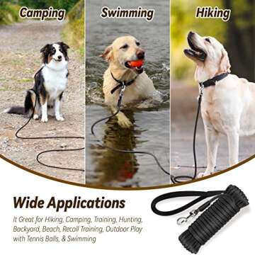 Lynxking Check Cord Dog Leash for Training and Tracking