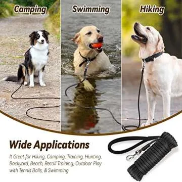 Lynxking Check Cord Dog Leash for Training and Tracking