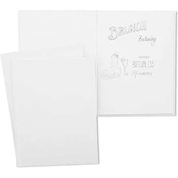 Hardcover Journals, White Sketch Book (6 x 8 In, 18 Sheets, 3-Pack)