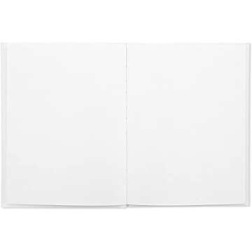 Hardcover Journals, White Sketch Book (6 x 8 In, 18 Sheets, 3-Pack)