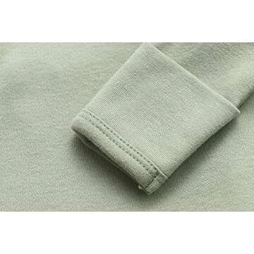 O2 BABY Organic Cotton Kimono Gown for Infants 0-3M