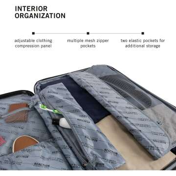 Kenneth Cole Renegade 24" Luggage - Lightweight & Stylish